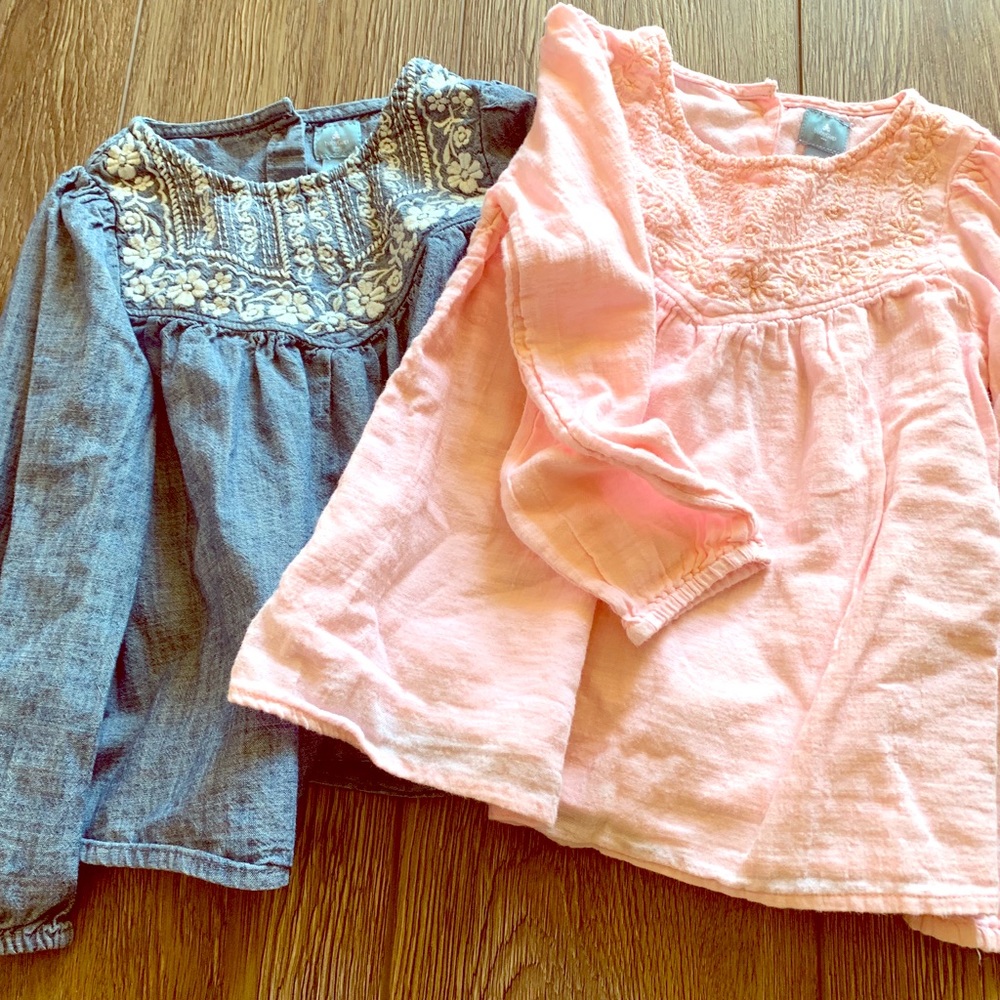 Long sleeve baby gap tops